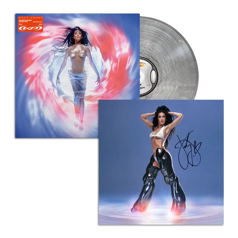 Katy Perry 143 vinilo silver (Autografiado)
