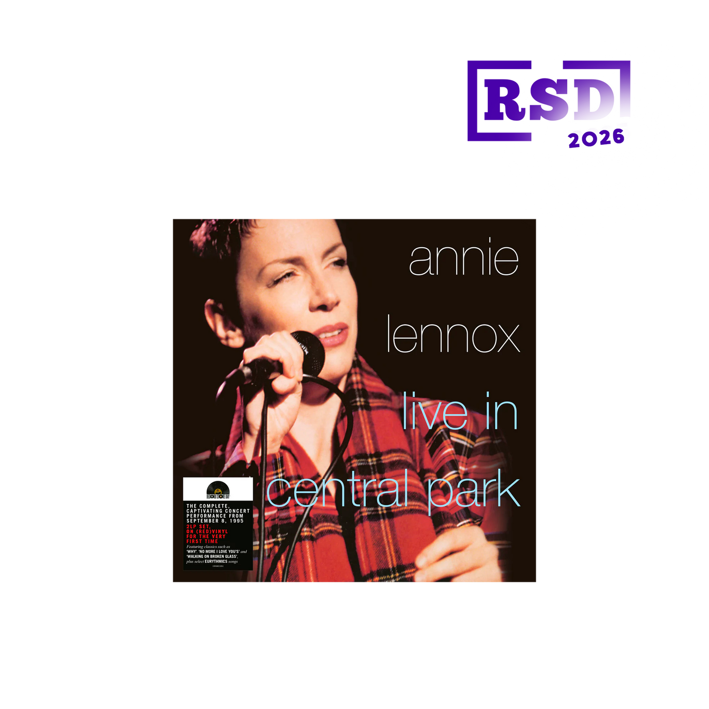 Annie Lennox Live In Central Park - RSD 2026 VINILO 2 LP