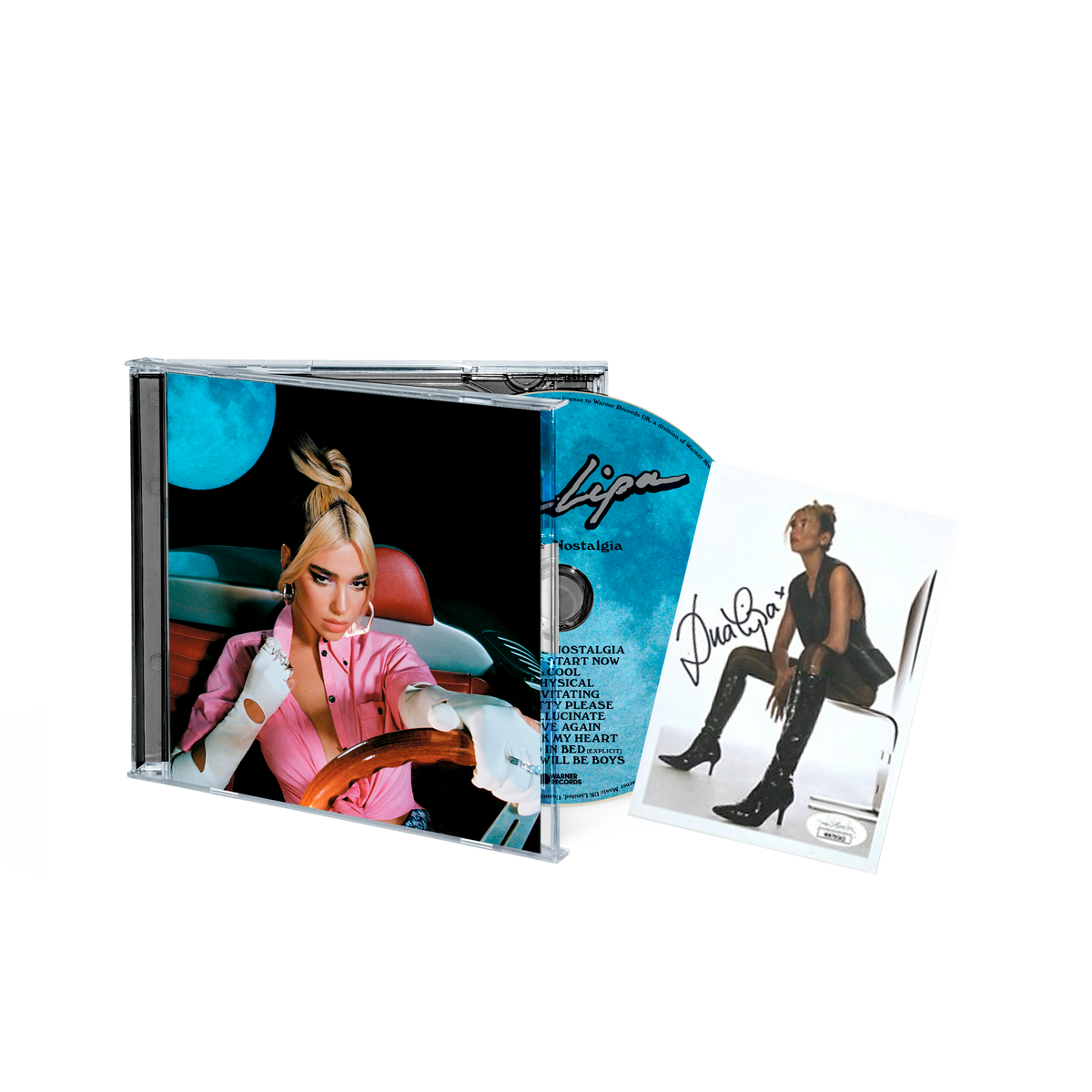 Dua Lipa Future Nostalgia cd Autografiado