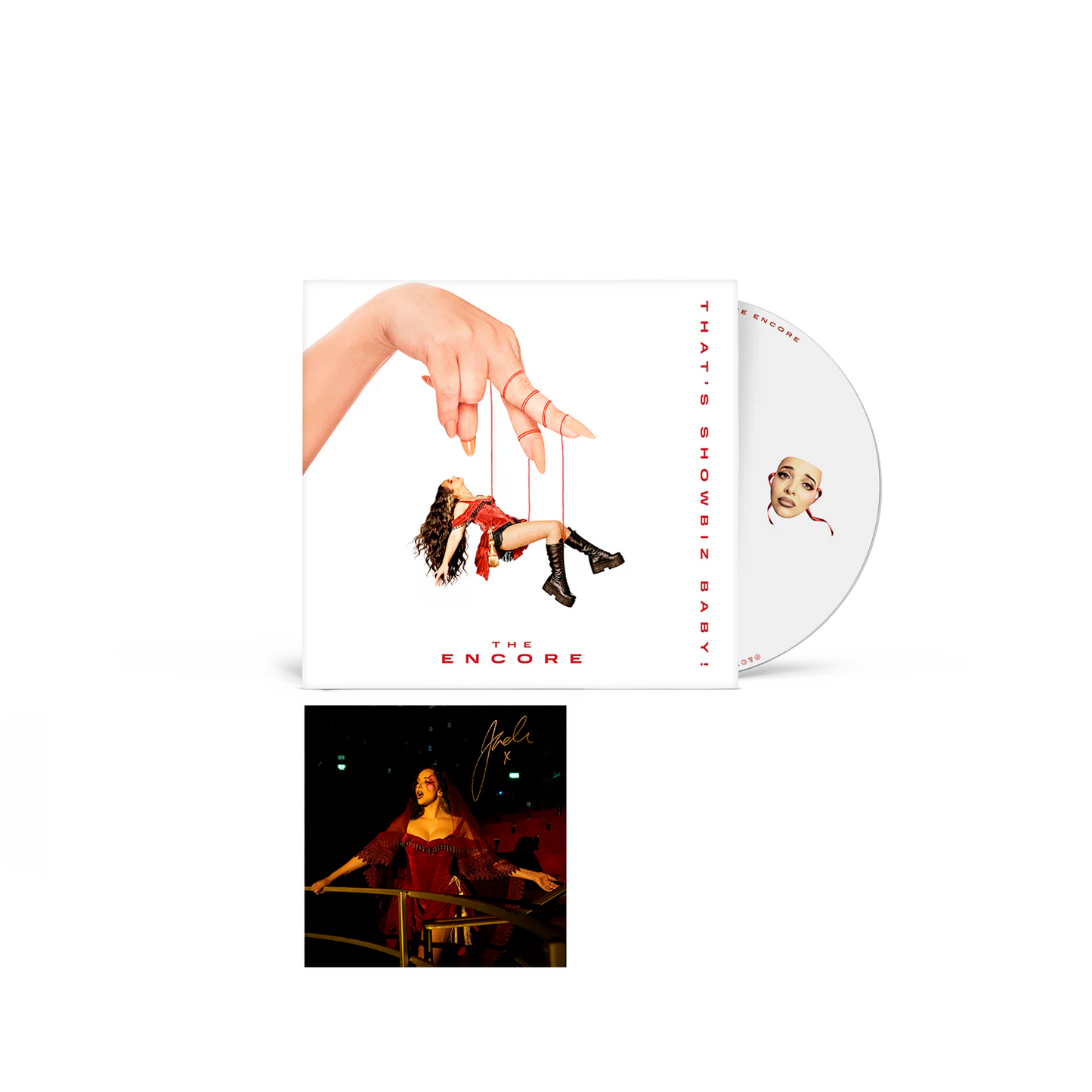JADE THAT'S SHOWBIZ BABY! THE ENCORE CD AUTROGRAFIADO