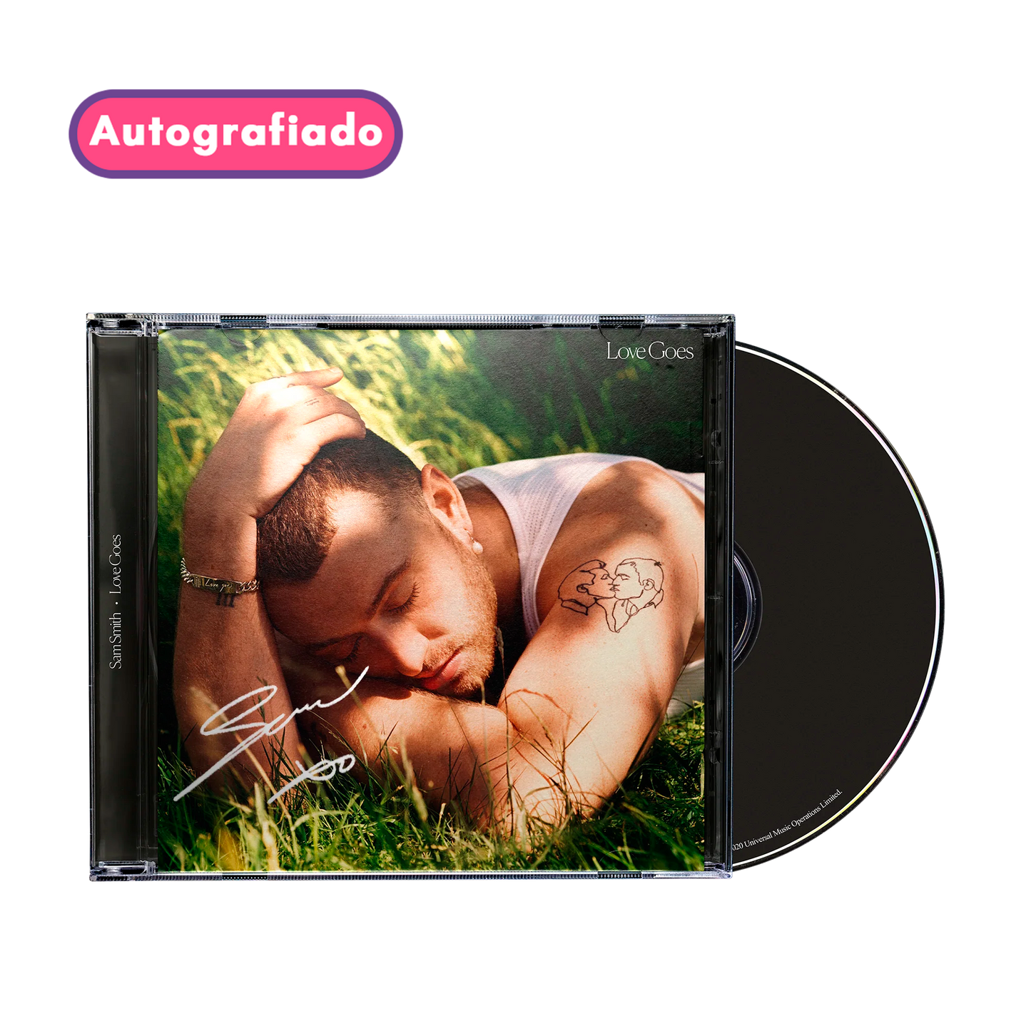 Signed Love Goes Autografiado