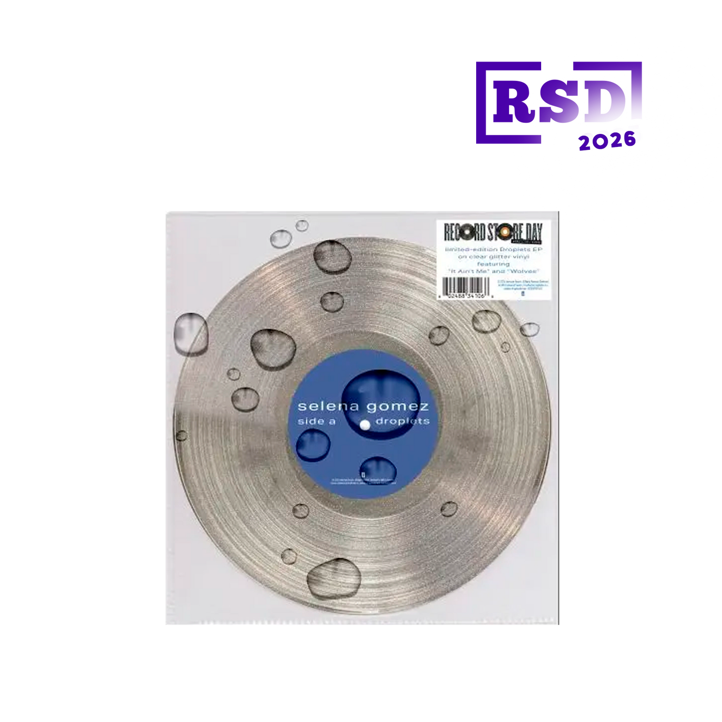 Selena Gomez Droplets EP - RSD 2026 VINILO 10