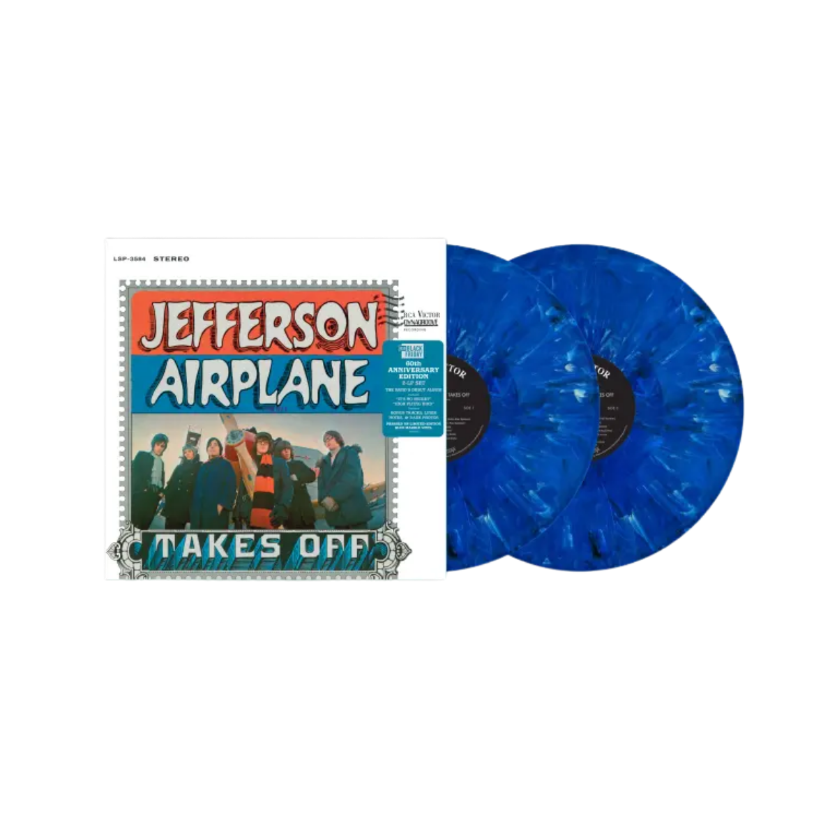 Jefferson Airplane – Jefferson Airplane Takes Off (60th Anniversary) Vinilo 2LP Azul Marmoleado Exclusivo Record Store Day Black Friday 2026