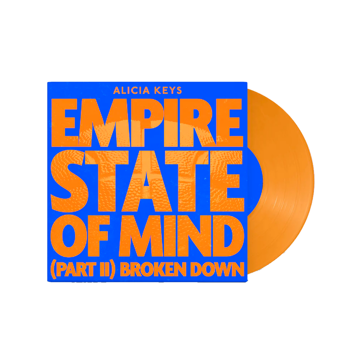 Alicia Keys - Empire State of Mind (Part II) Broken Down vinilo single Autografiado