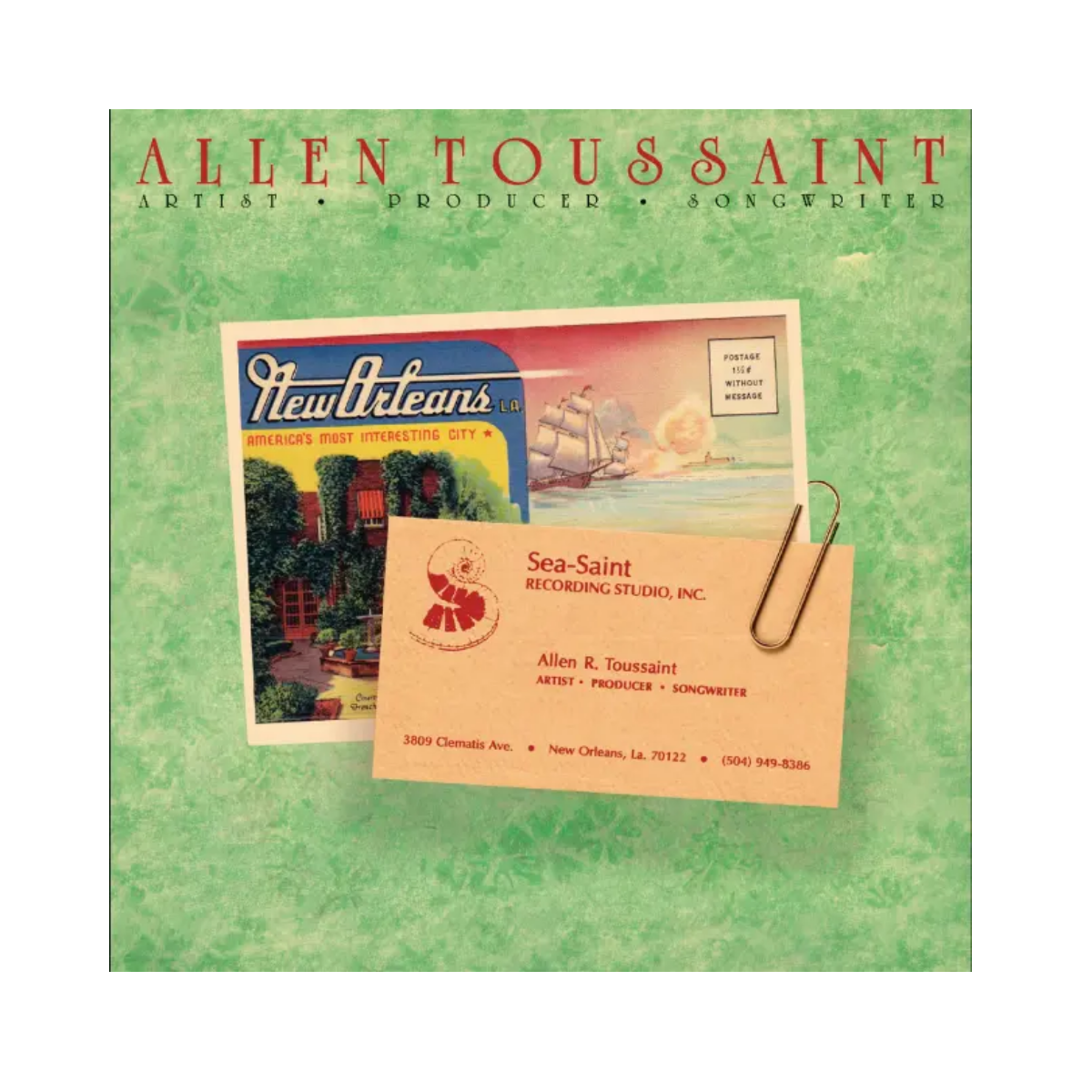 Allen Toussaint – Artist / Producer / Songwriter Vinilo Negro Exclusivo Record Store Day Black Friday 2026