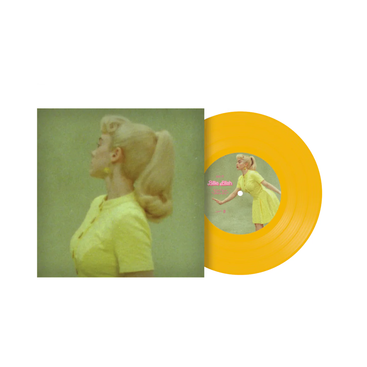 Billie Eilish What Was I Made For? Limited Yellow Vinilo 7" Single