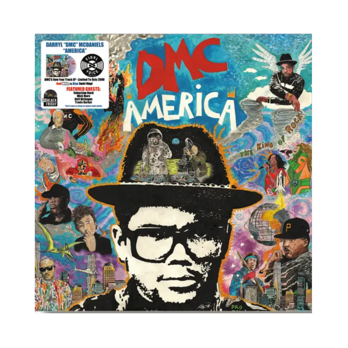 Darryl “DMC” McDaniels – America Vinilo Marmoleado Rojo, Blanco y Azul de 12" Exclusivo Record Store Day Black Friday 2026