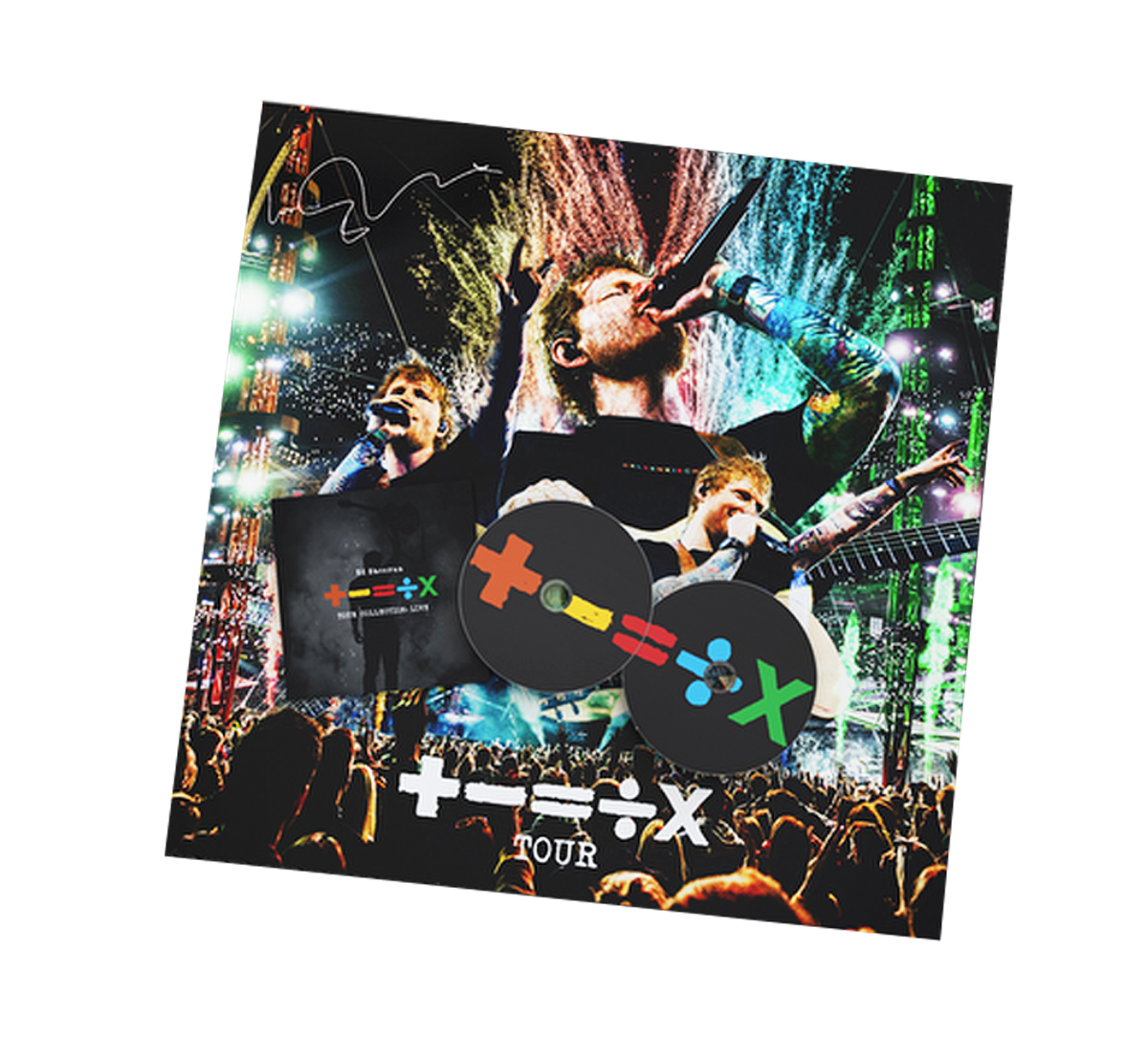 Ed Sheeran Tour Collection Cd + Poster Autografiado (Edición Rara)