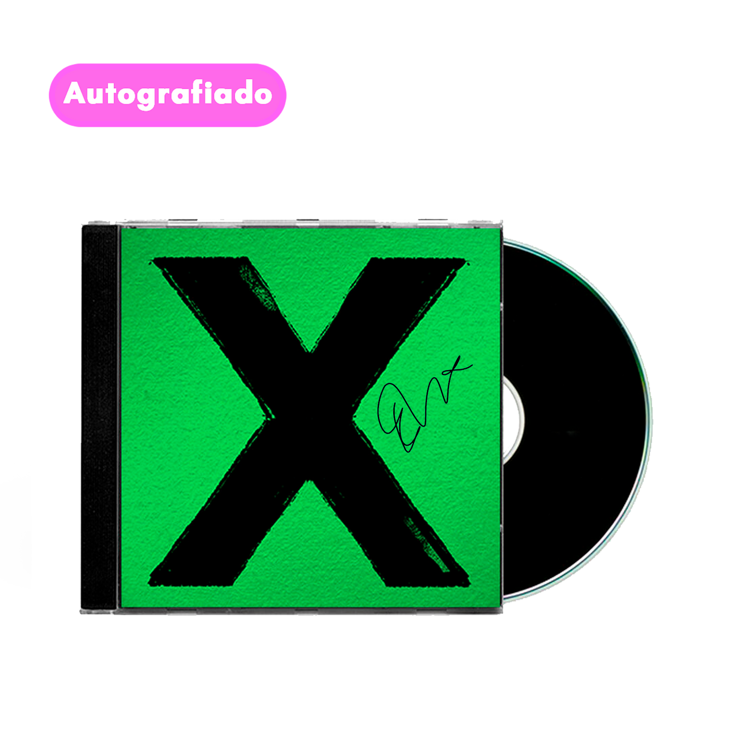 Ed Sheeran X cd autografiada