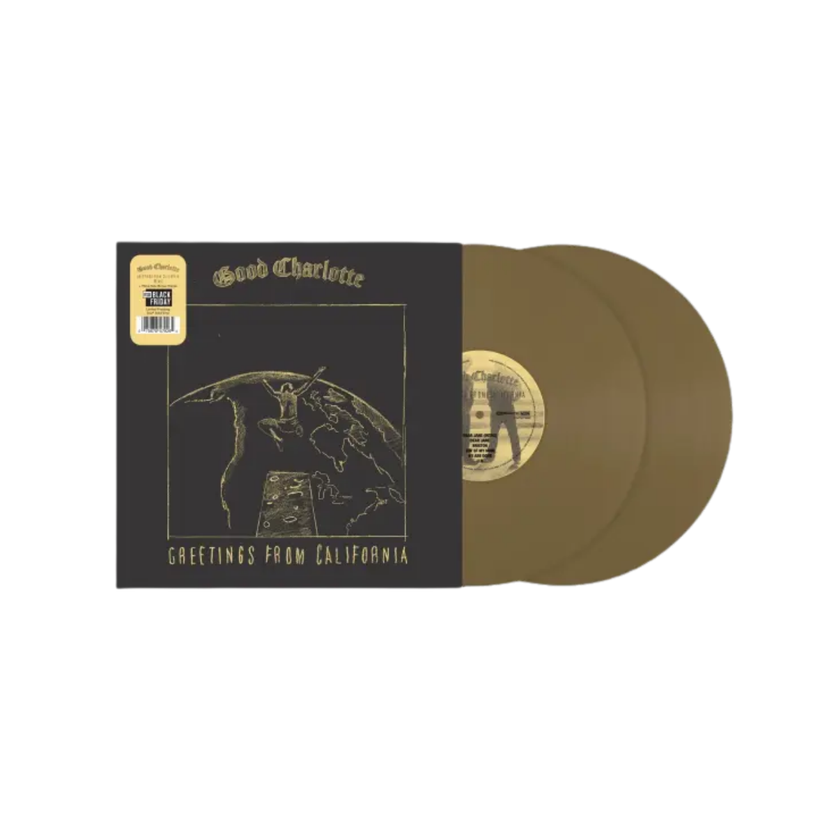 Good Charlotte & The Madden Brothers – Greetings From California Vinilo 2LP Dorado Exclusivo Record Store Day Black Friday 2026