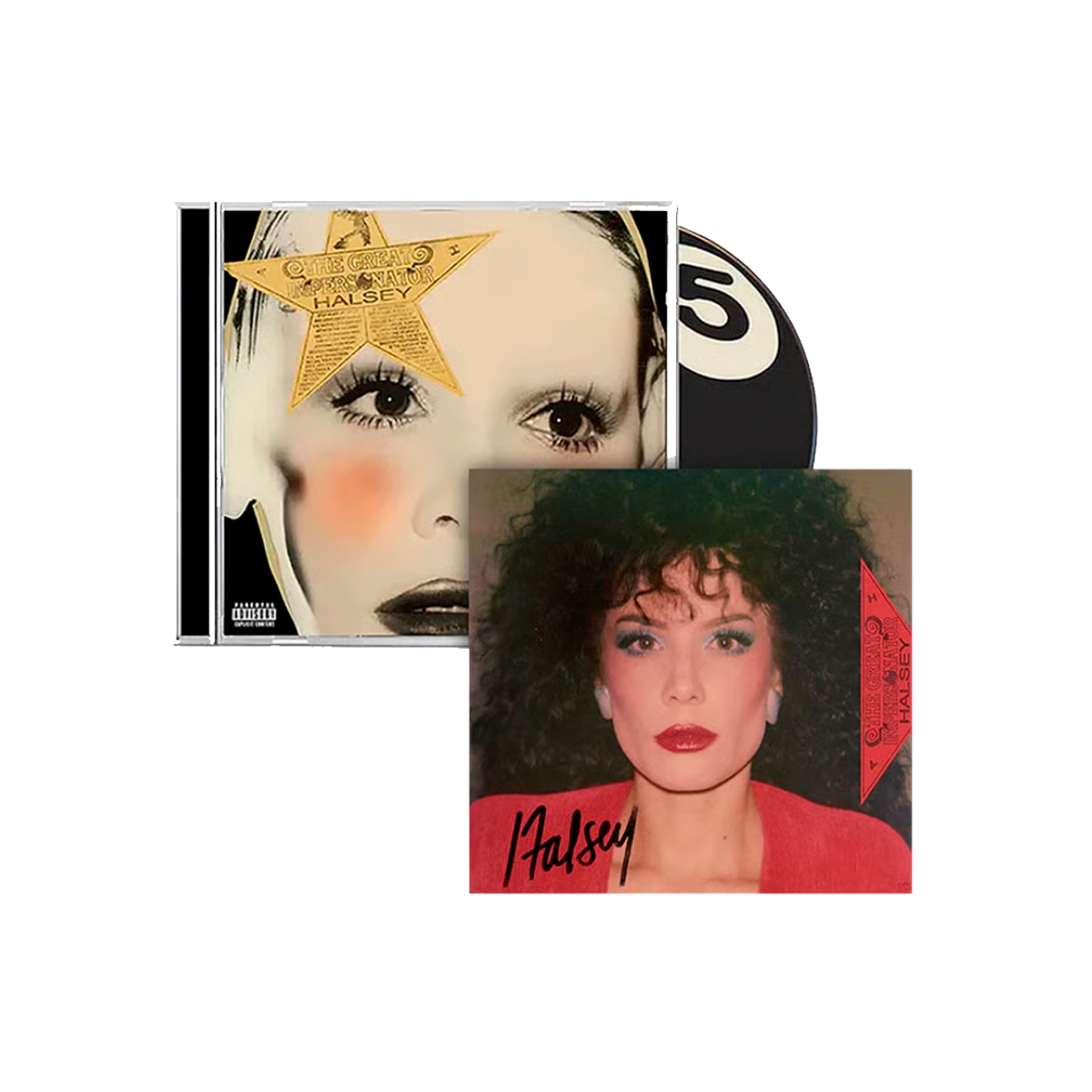 Halsey The Great Impersonator 80's CD Autografiado