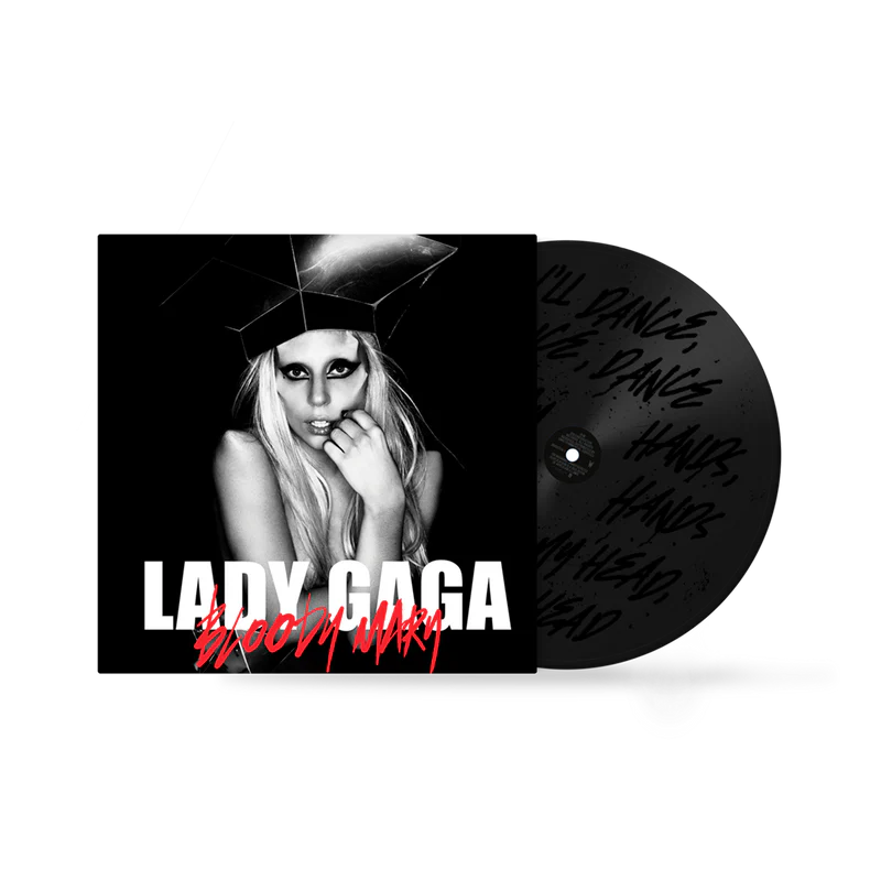 Lady Gaga Bloody Mary: Etched Vinyl 12" Single