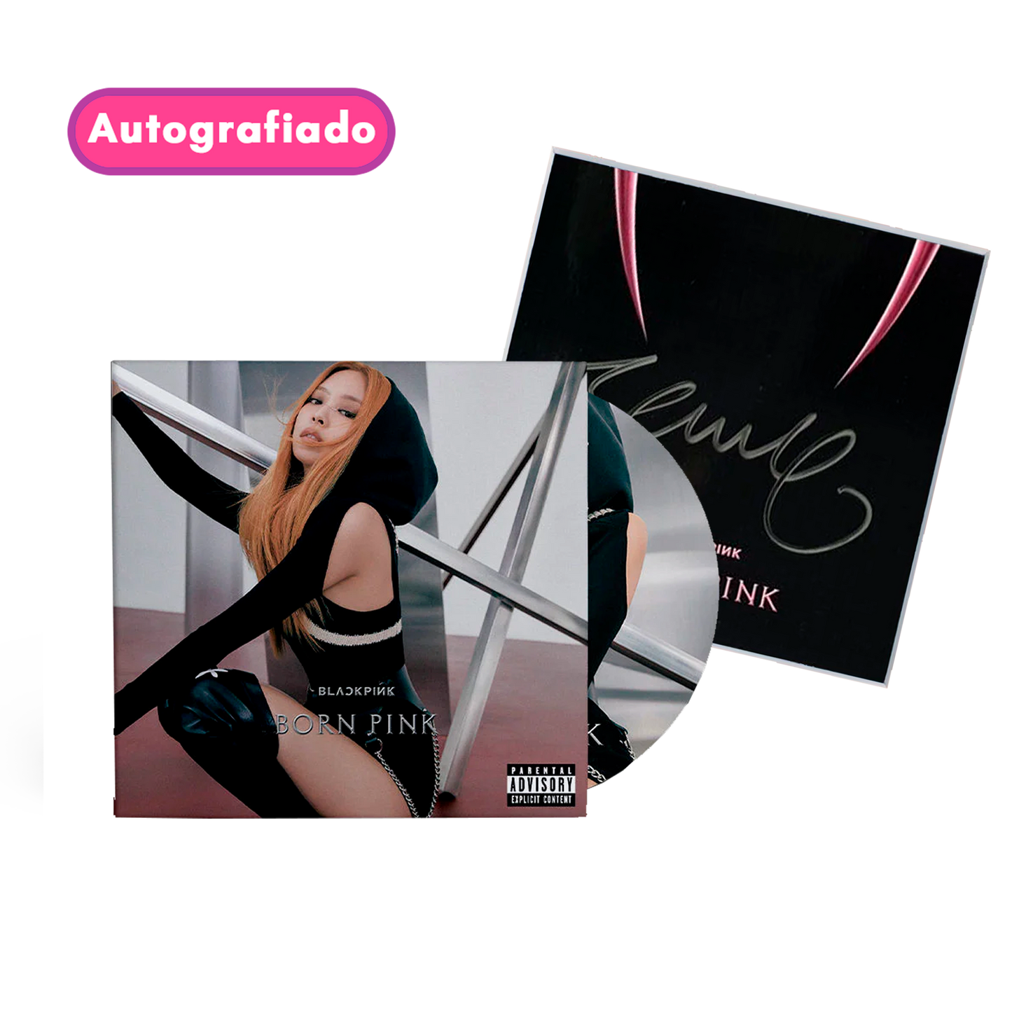BORN PINK CD JENNIE cd Autografiado