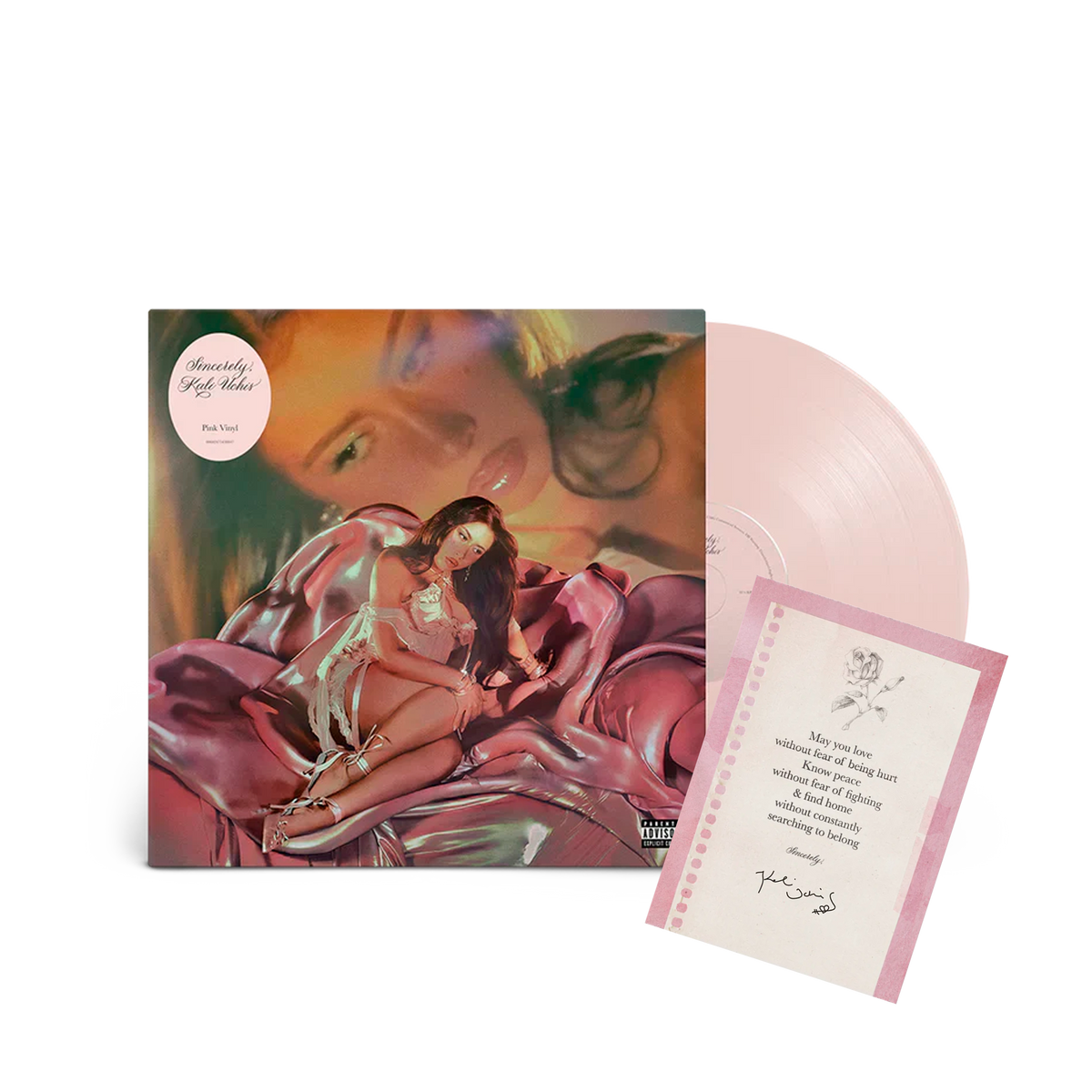 Kali Uchis Sincerely: Pink vinilo Autografiado