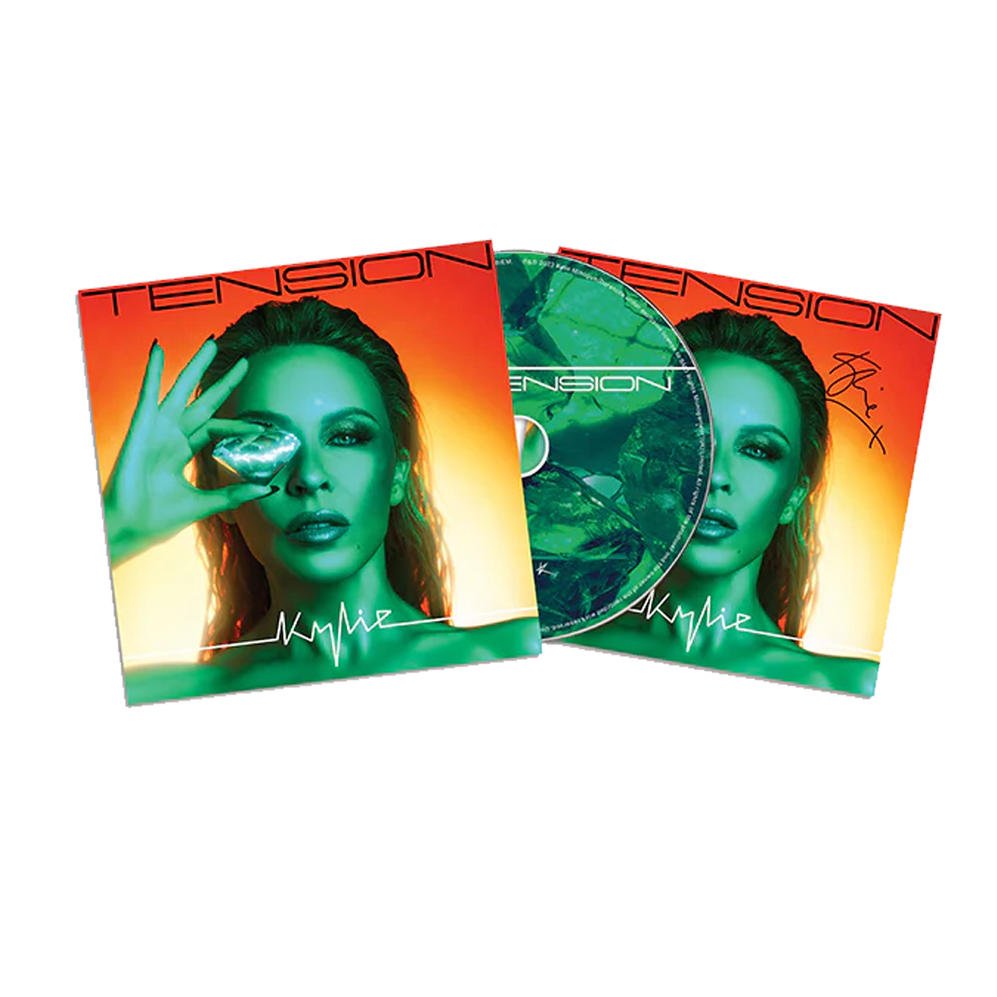 Kylie Minogue Tension cd Autografiado