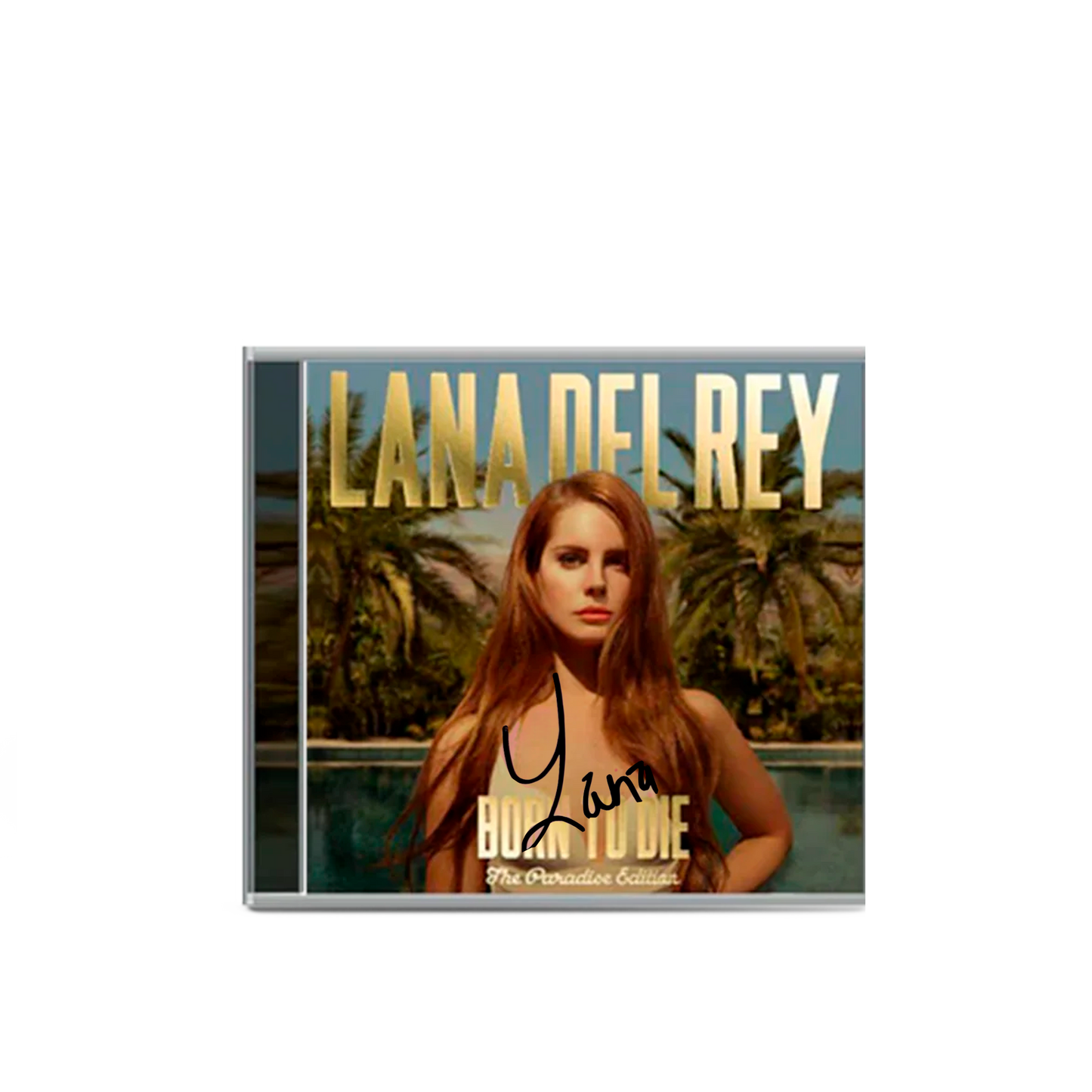 Lana Del Rey Born To Die The Paradise Edition cd Autografiado