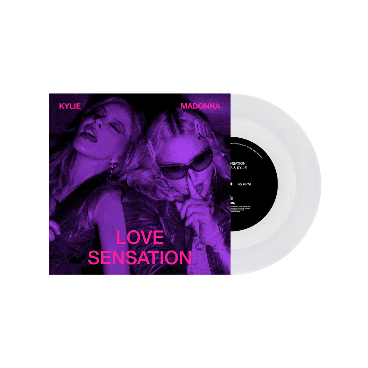 MADONNA & KYLIE – LOVE SENSATION vinilo single