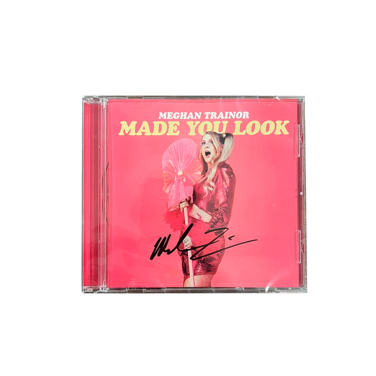 Meghan Trainor Made You Look cd single Autografiado