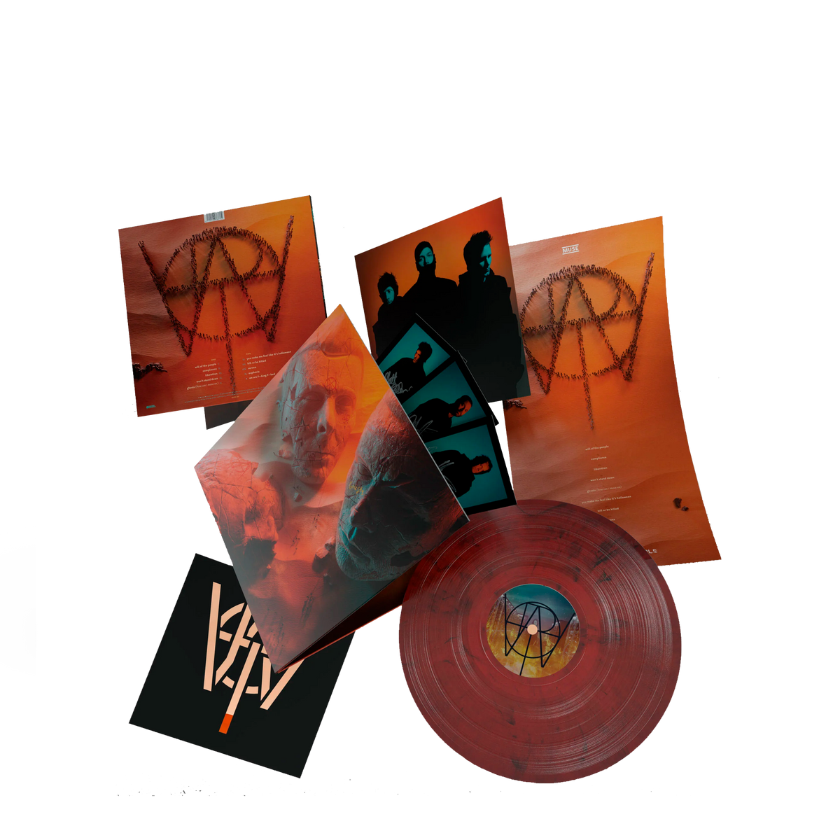 Muse Will Of The People Exclusive Collector’s Edition con cartas Autografiadas