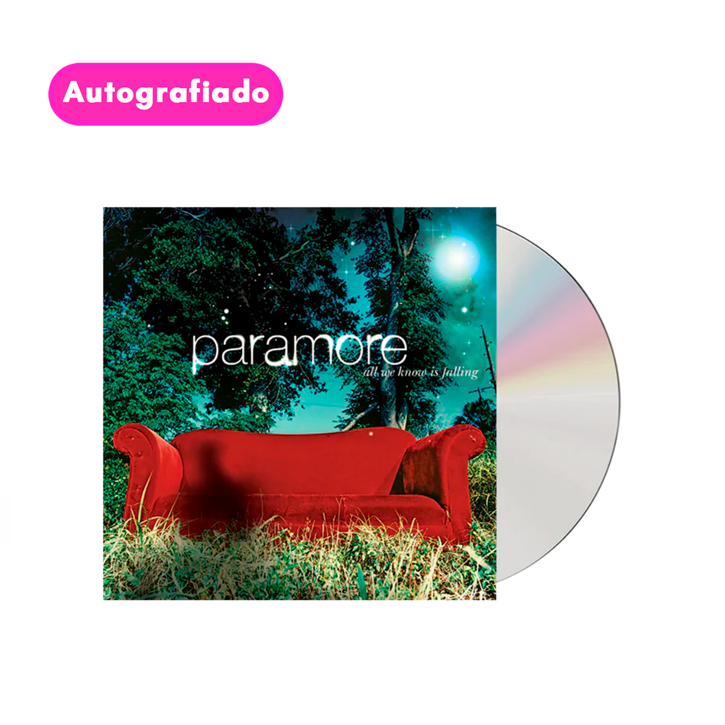 Paramore All We Know Is Falling cd autografiado