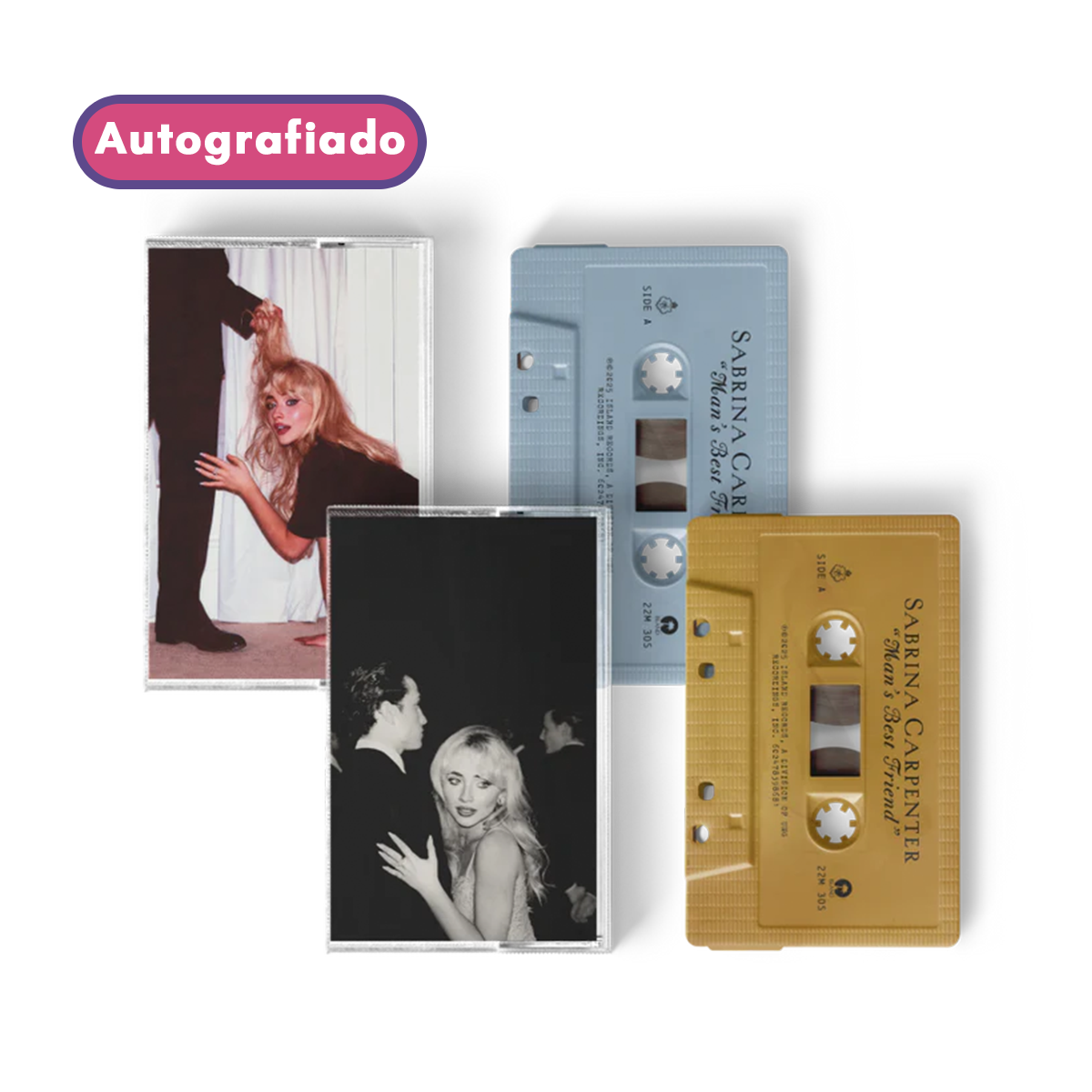 (Preventa) Sabrina Carpenter Man's Best Friend Standard Cassette, Alt Cassette Autografiado