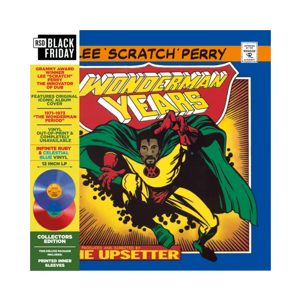 Lee 'Scratch' Perry – The Wonderman Years Vol. 1 Vinilo 2LP Infinite Ruby y Celestial Blue Exclusivo Record Store Day Black Friday 2026