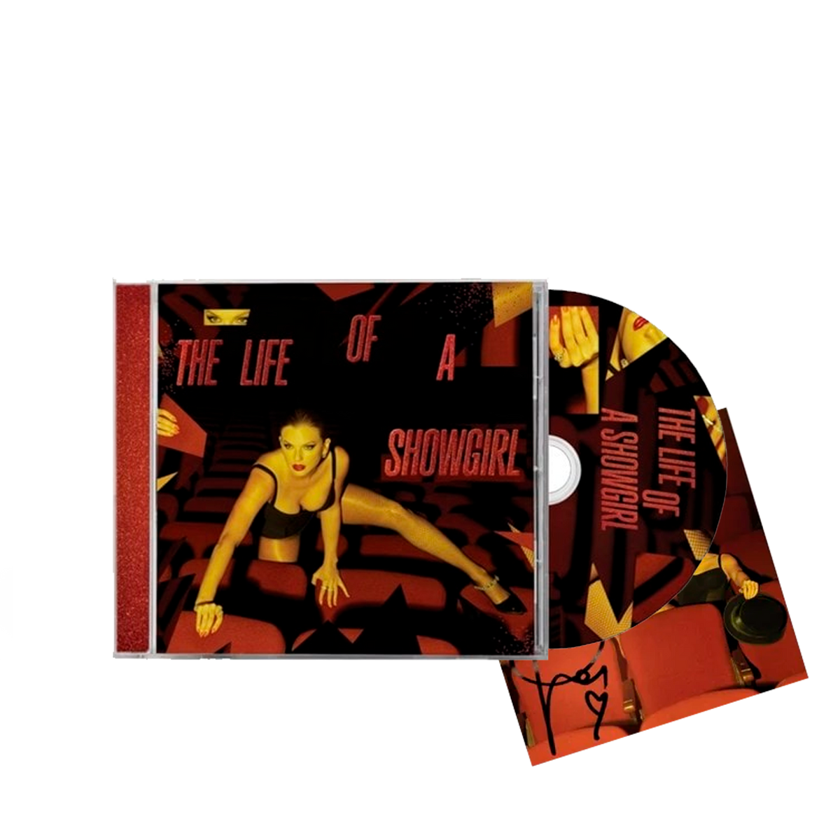 Taylor Swift The life of a showgirl cd Autografiado