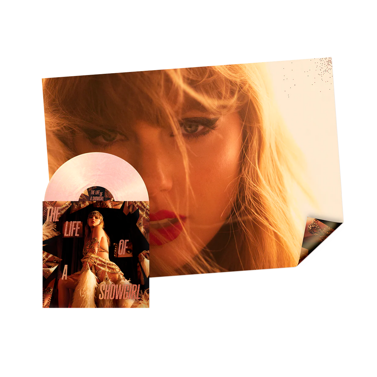 Taylor Swift The Life of a Showgirl: The Crowd is Your King Edition (Summertime Spritz Pink Shimmer Vinilo)