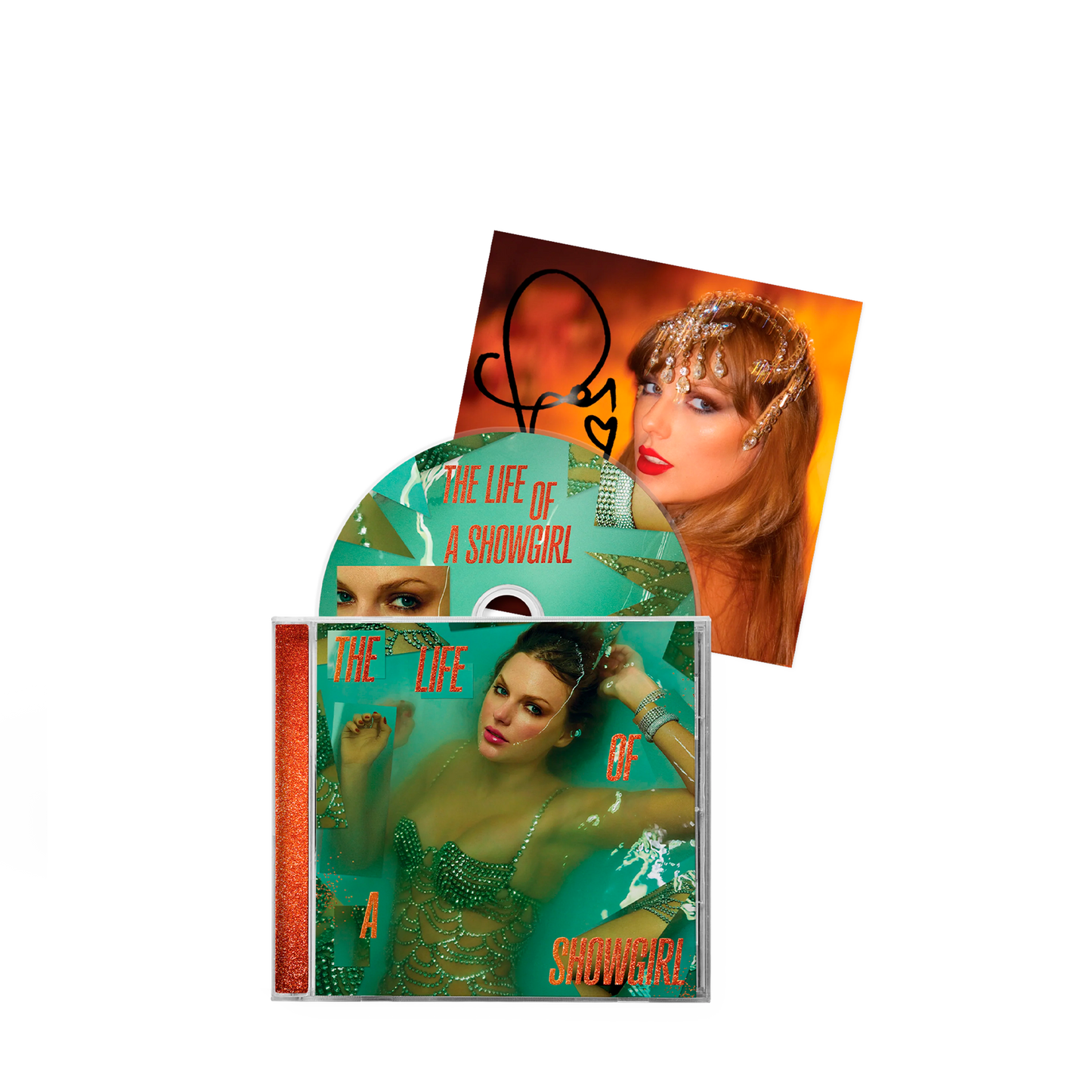 Taylor Swift The Life of a Showgirl: Sweat and Vanilla Perfume CD Autografiado