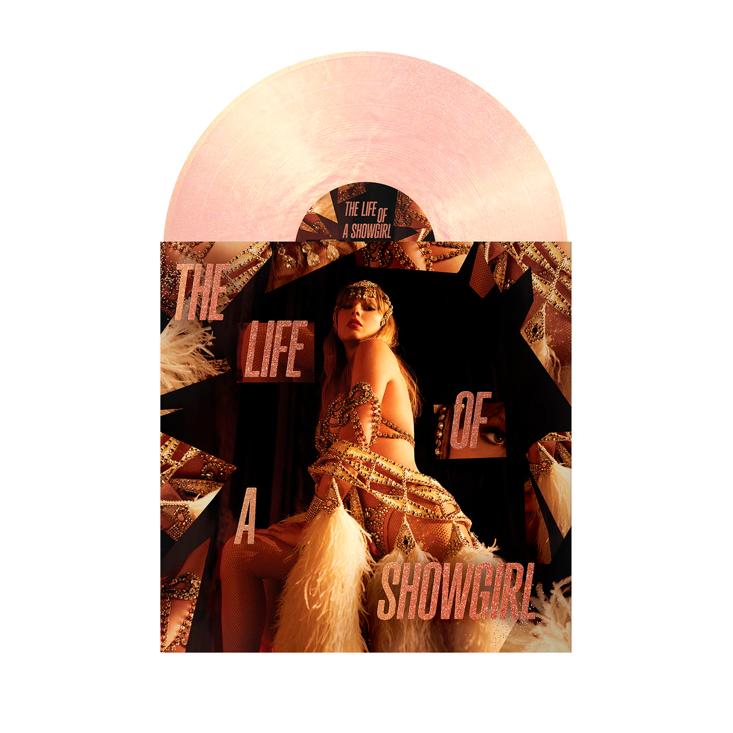 Taylor Swift The Life of a Showgirl: The Crowd is Your King Edition (Summertime Spritz Pink Shimmer Vinilo)