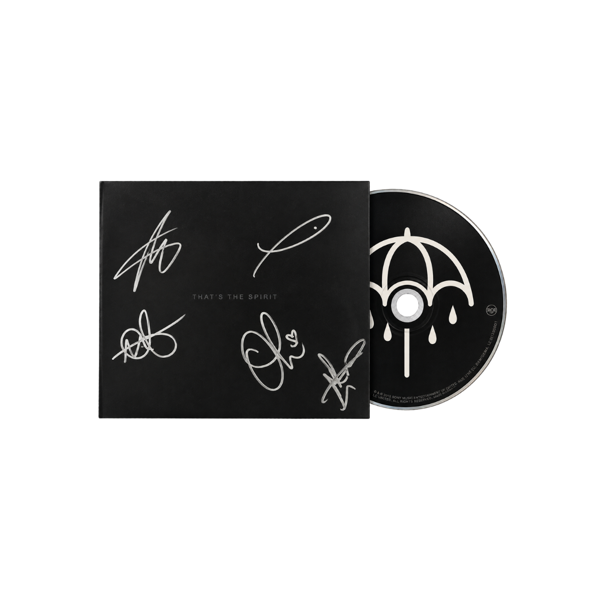Bring Me The Horizon That's the Spirit CD autografiado