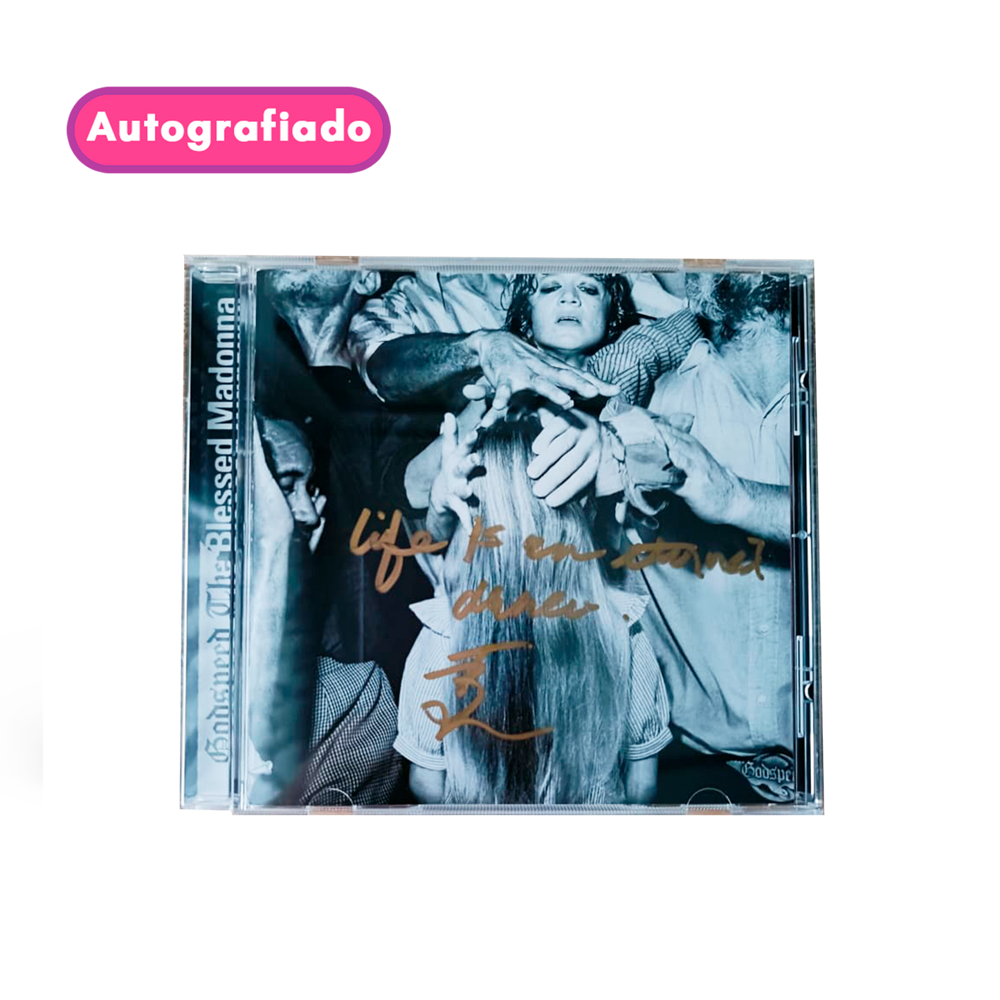 The Blessed Madonna Godspeed CD Autoggrafiado personalizado