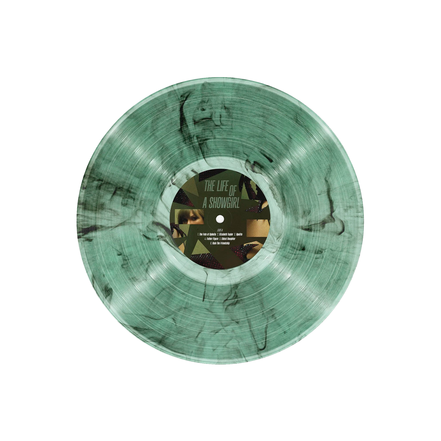 Taylor Swift The Life of a Showgirl vinilo verde smoke