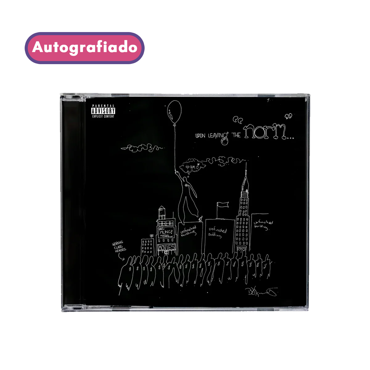 The Weeknd x Basquiat 'Hurry Up Tomorrow' Collector's Edition cd Autografiado