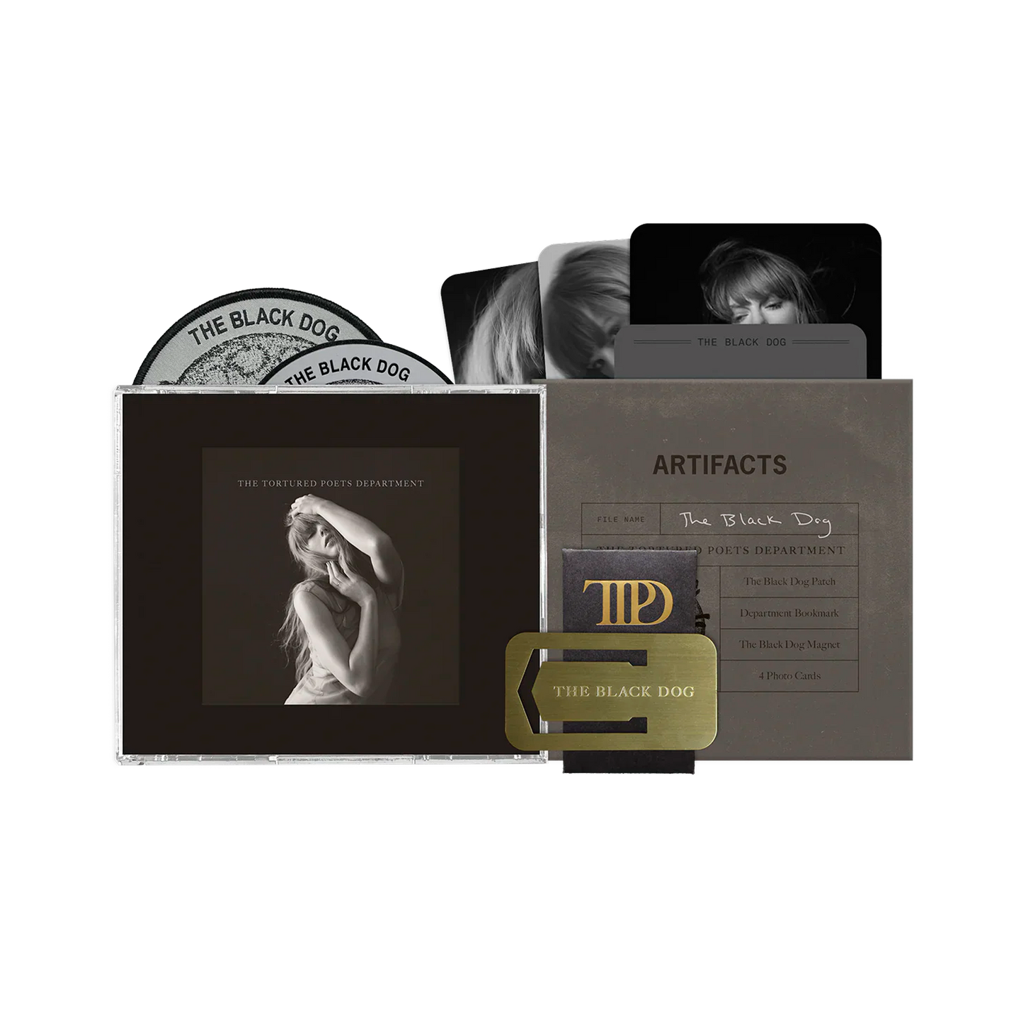 Taylor Swift - The Tortured Poets Department Collector's Edition Deluxe CD + Bonus Track "The Black Dog"