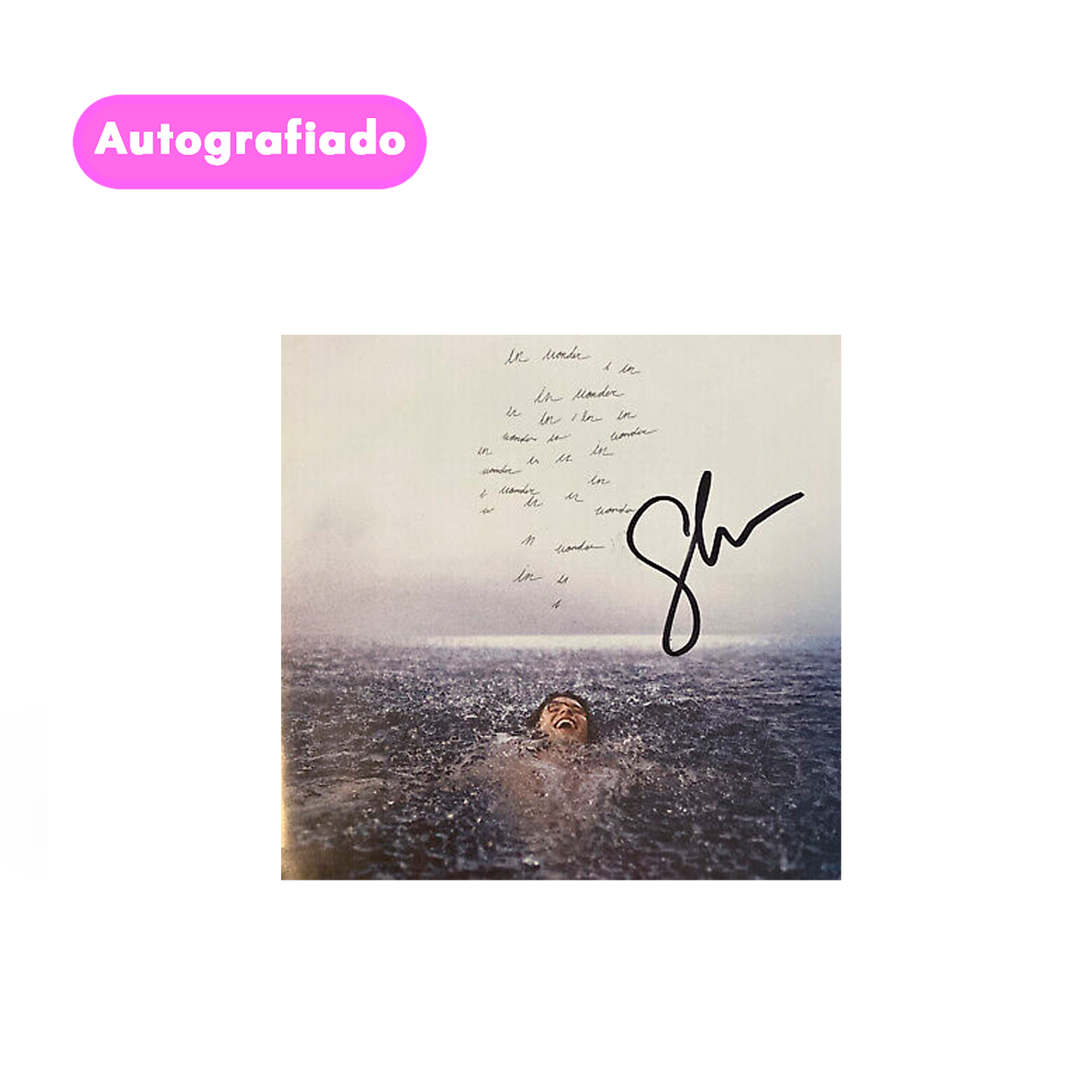 Shawn Mendes Wonder cd Autografiado