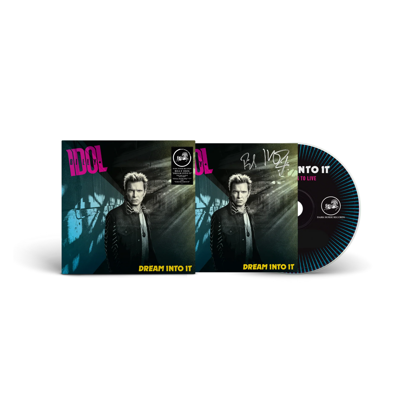 BILLY IDOL Dream Into It cd Autografiado