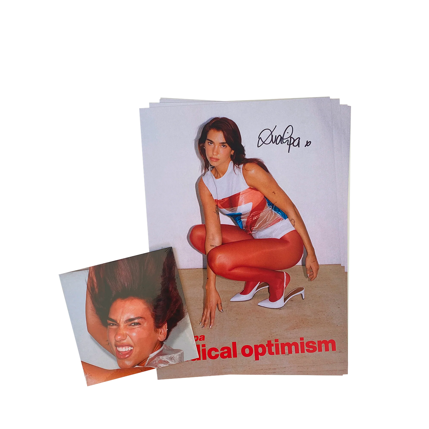 Dua Lipa Radical Optimism cd alternativo con poster autografiado