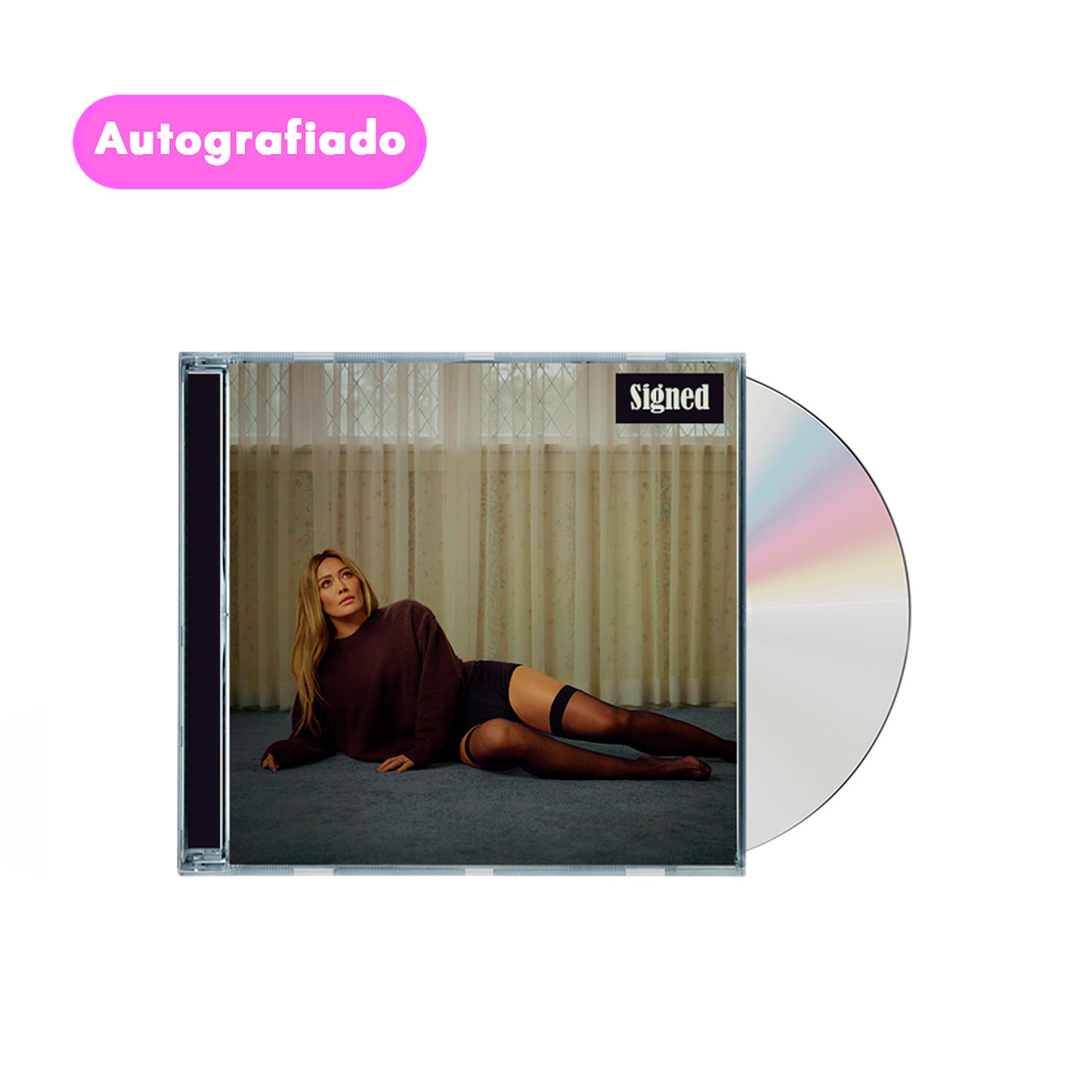 (Preventa) Hilary Duff luck … or something cd Autografiado