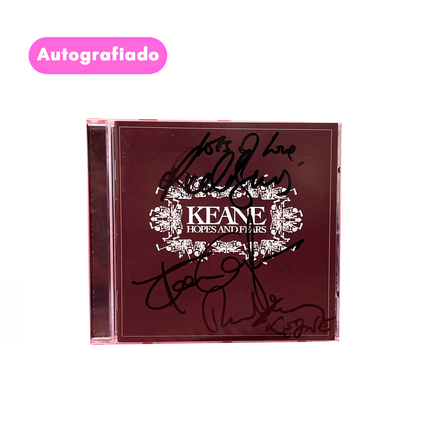 Keane Hopes and Fears CD Autografiado