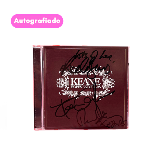 Keane Hopes and Fears CD Autografiado