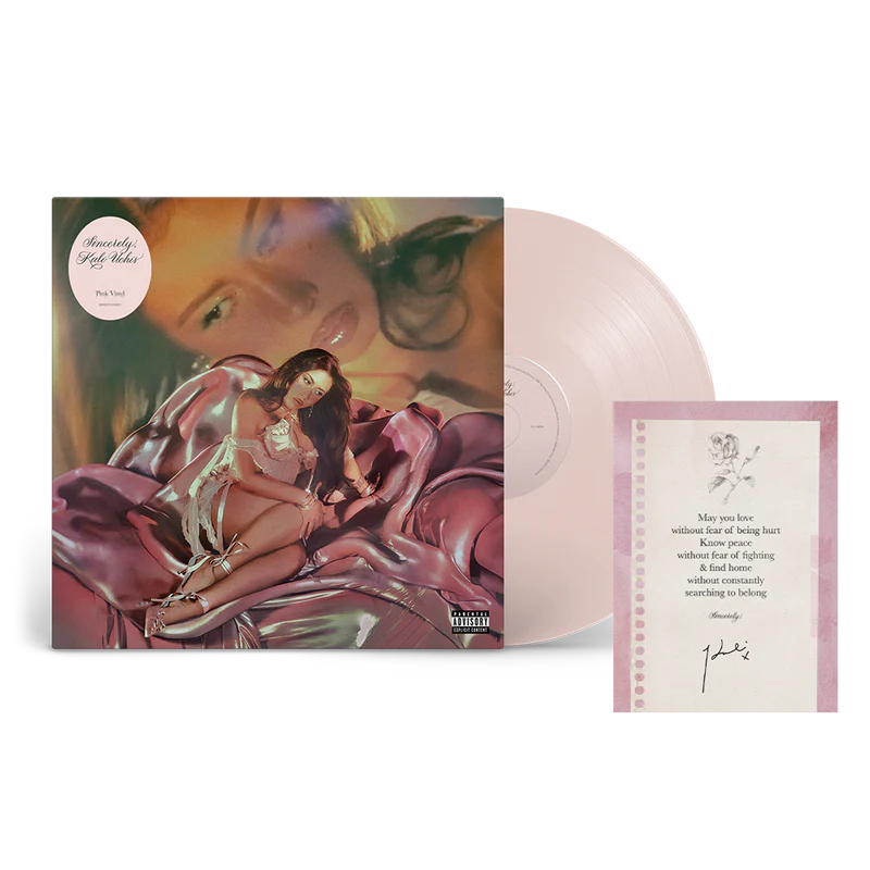 (Preventa) Kali Uchis Sincerely, Standard Pink vinilo Autografiado