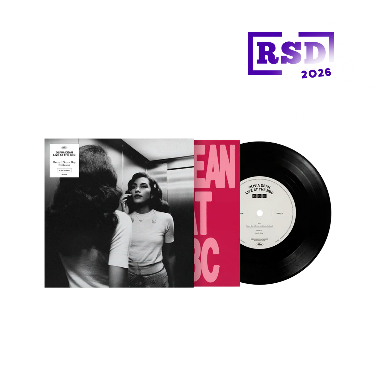 Olivia Dean Live At The BBC - RSD 2026 VINILO SINGLE