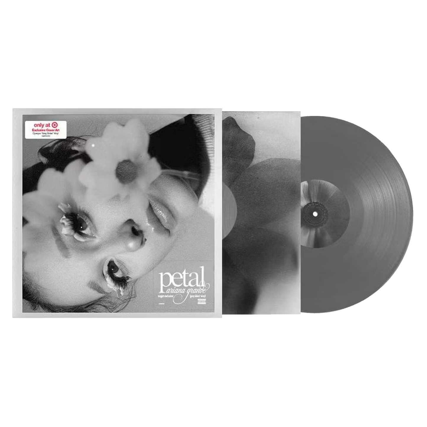 Ariana Grande Petal (Exclusive) - Gray Skies Vinyl cover Alternativo