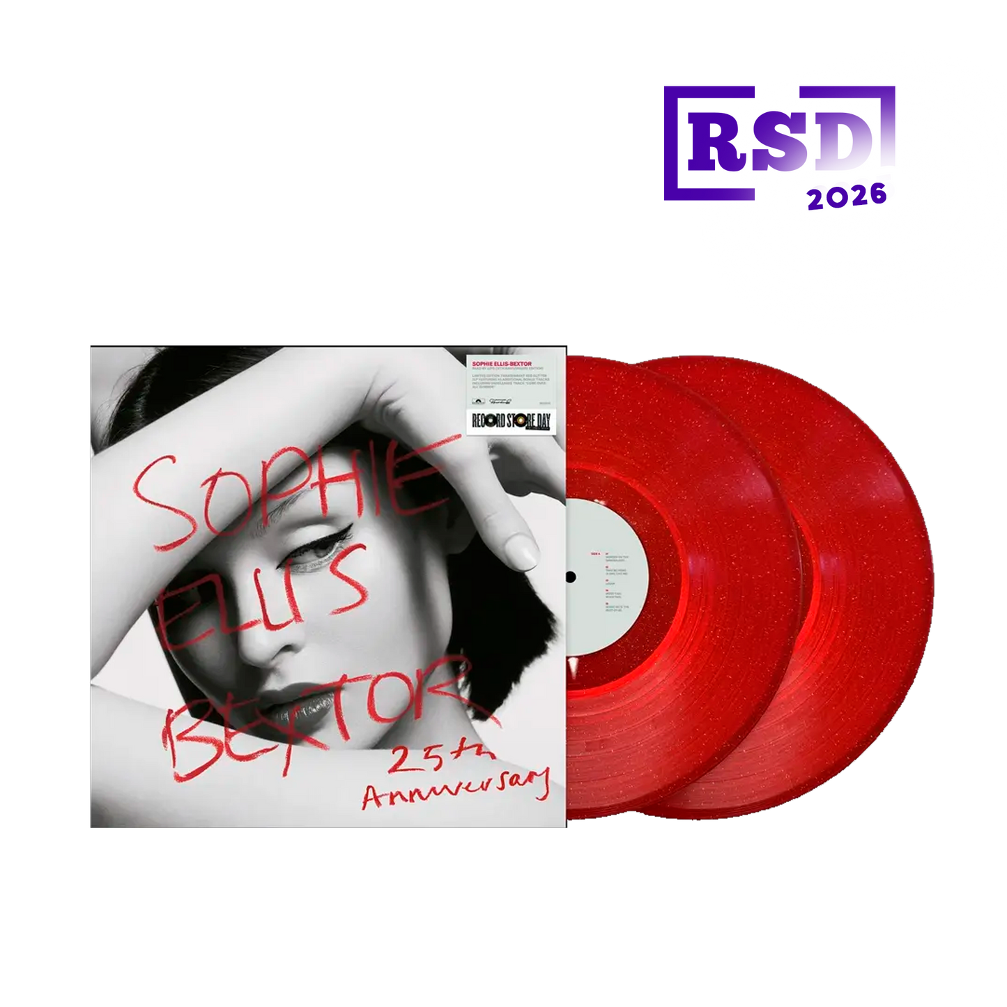 Sophie Ellis-Bextor Read My Lips - RSD 2026 VINILO ROJO 2 LP GLITTER