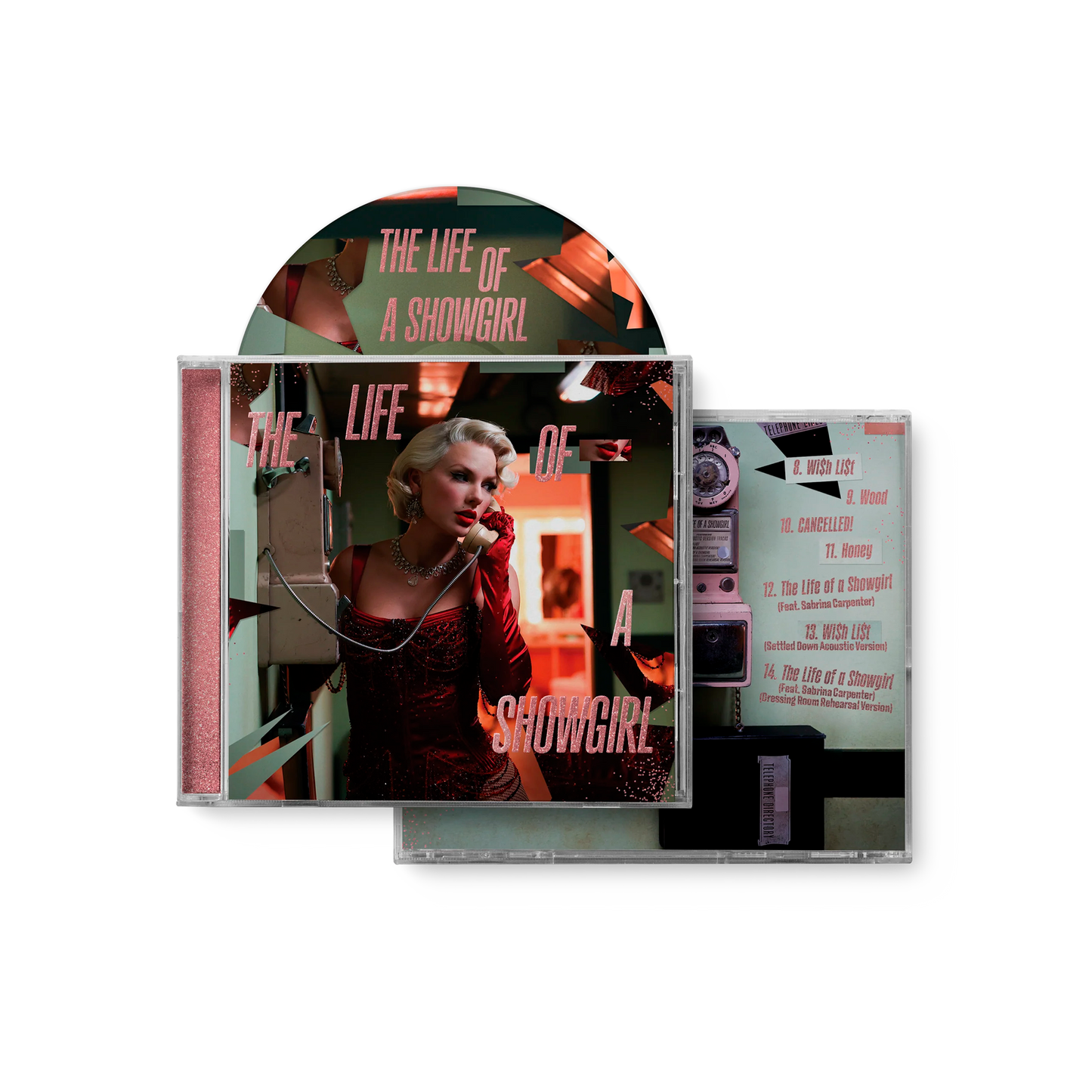 Taylor Swift - The Life of a Showgirl (Dressing Room Rehearsal Version, CD)