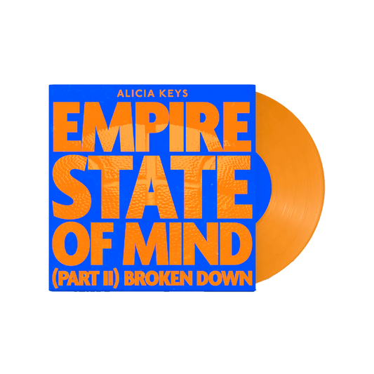 Alicia Keys - Empire State of Mind (Part II) Broken Down vinilo single Autografiado