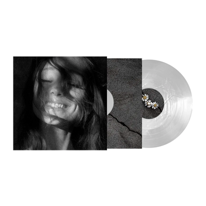 Ariana Grande petal translucent pearly white vinilo lp