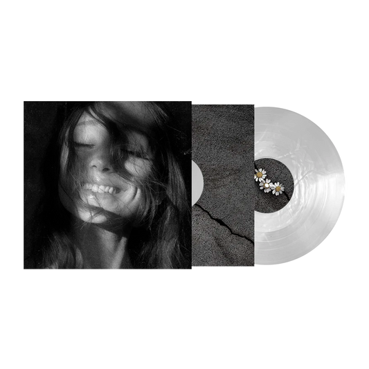 Ariana Grande petal translucent pearly white vinilo lp