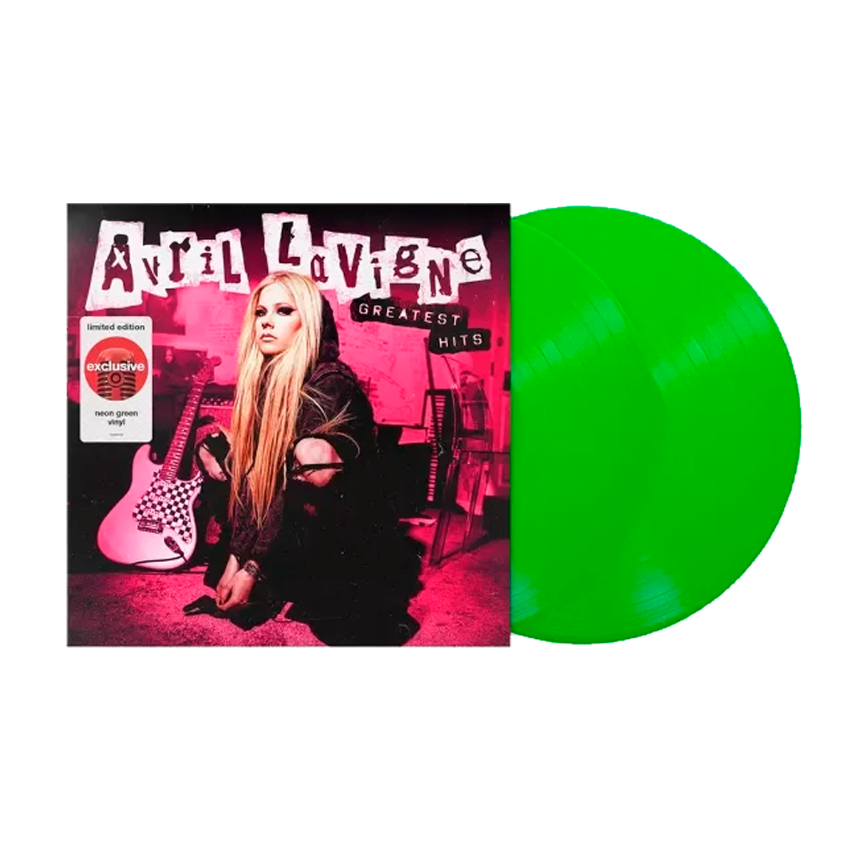 Avril Lavigne Greatest Hits Limited Edition Neon Green vinilo 2 lp